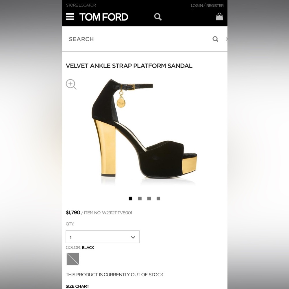Authentic Tom Ford Platform Sandal (NEW) - Picture 3 of 6
